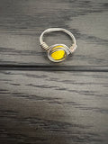 Silver wire ring Size:6