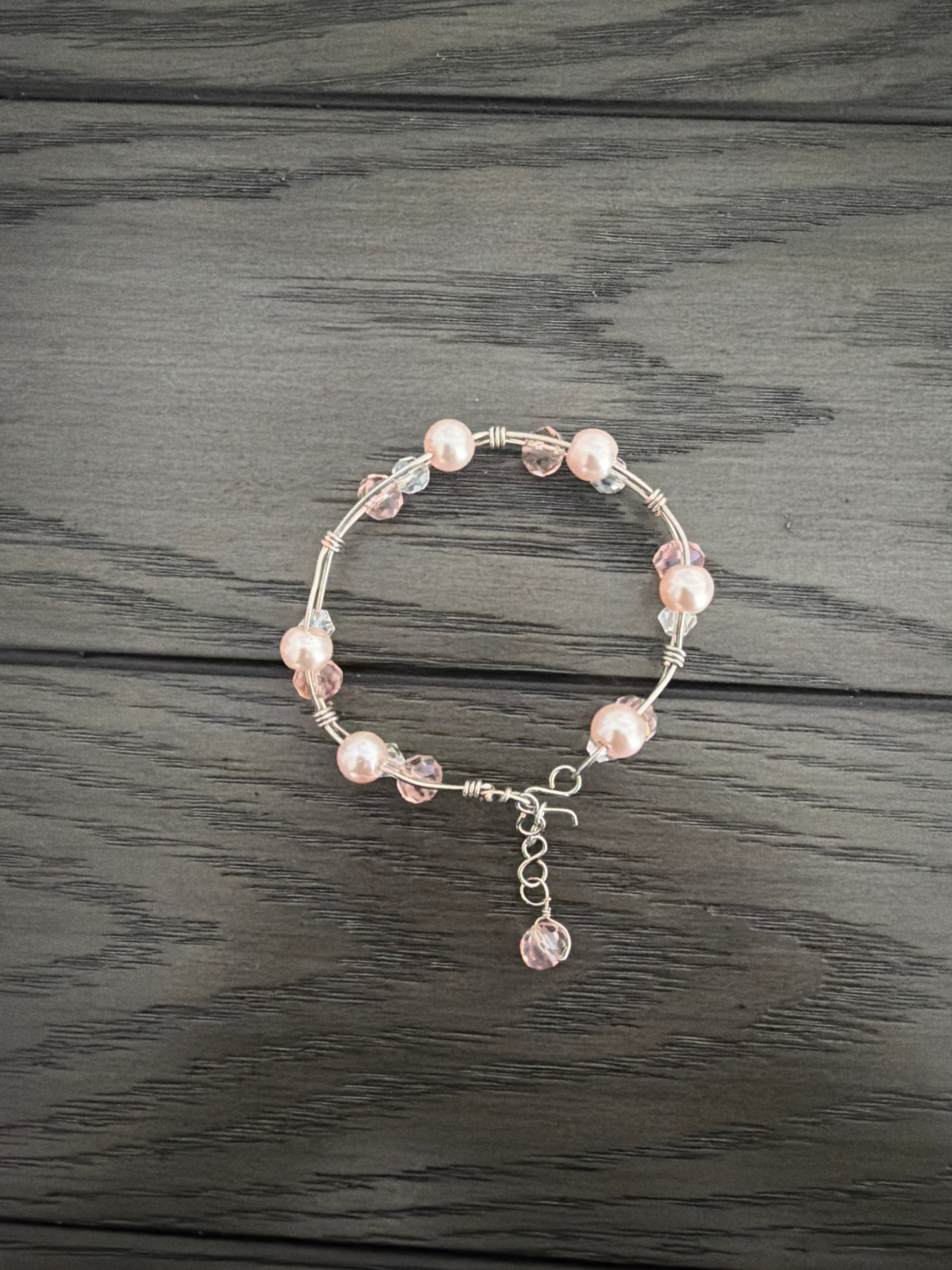 3 bead wire bracelet (Little Girl)
