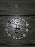 Wire bracelet & earring set