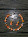 Wire bracelet & earring set