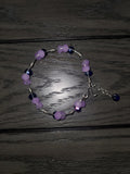 3 bead wire bracelet